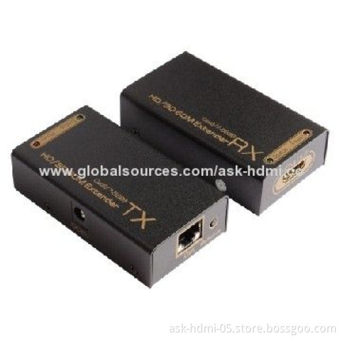 3D HDMI Extender with EDID Switch by Cat6/7, Up to 60m, Full HD 1,080P